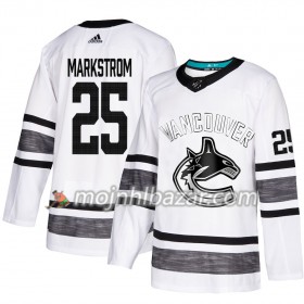 Dresovi Vancouver Canucks Jacob Markstrom 25 2019 All-Star Adidas Bijela Authentic - Muške